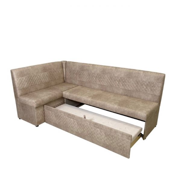 Кухонный уголок «Фантазия», левый угол, цвет эмилия милк