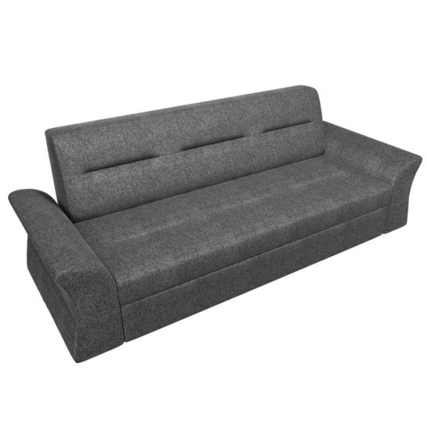 Прямой диван «Клайд», механизм дельфин, рогожка, цвет бежевый