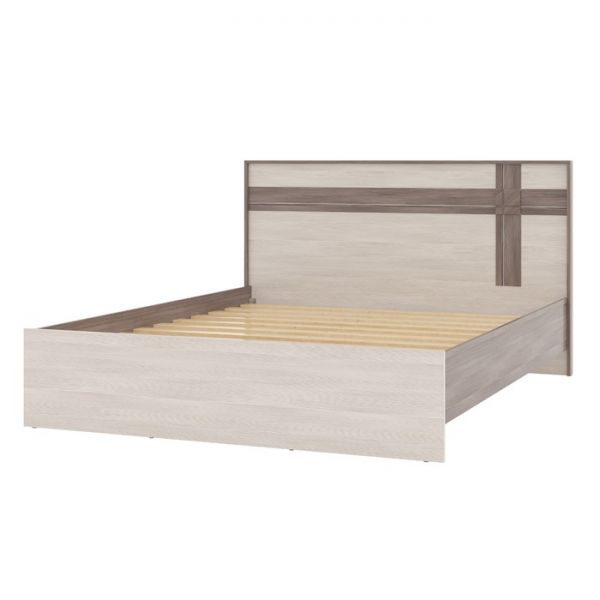 Кровать 1600х2000, с основанием, Бодега темный/светлый МДФ бодега темный