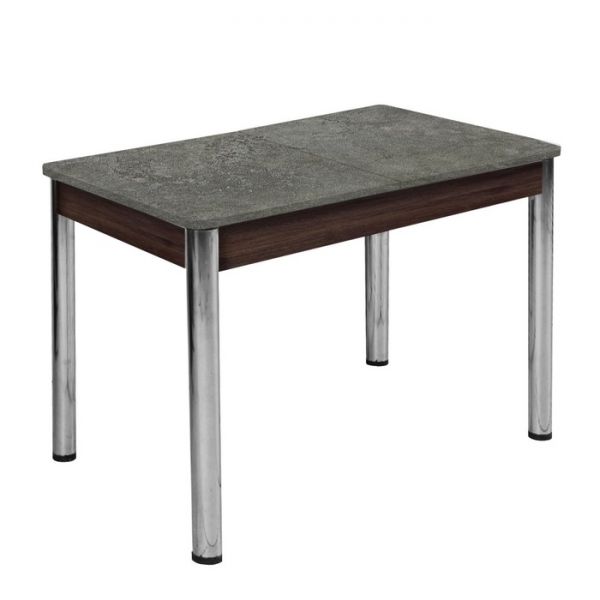 Стол раздвижной «Триумф», 1000 (1350) ? 700 ? 750 мм, опора круглая, венге/фотопечать 0416