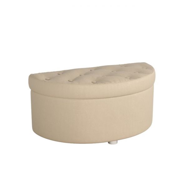 Банкетка ЛУНА 830х410х430 кожзам ECO Кофе с Молоком