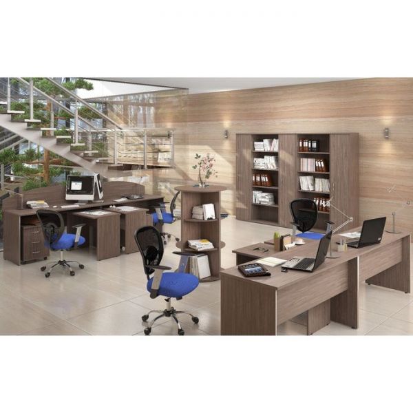 Стол криволинейный IMAGO СА-2Л, клён/металлик