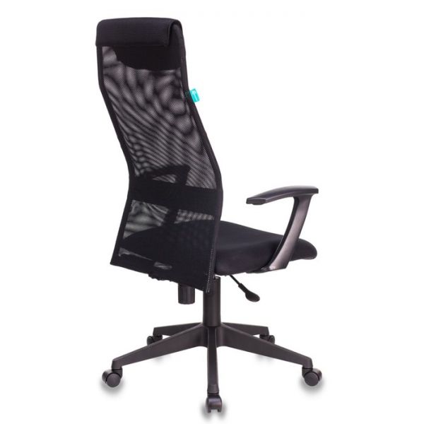Кресло руководителя  Бюрократ, черный, спинка сетка, KB-8N/BLACK, TW-01 TW-11
