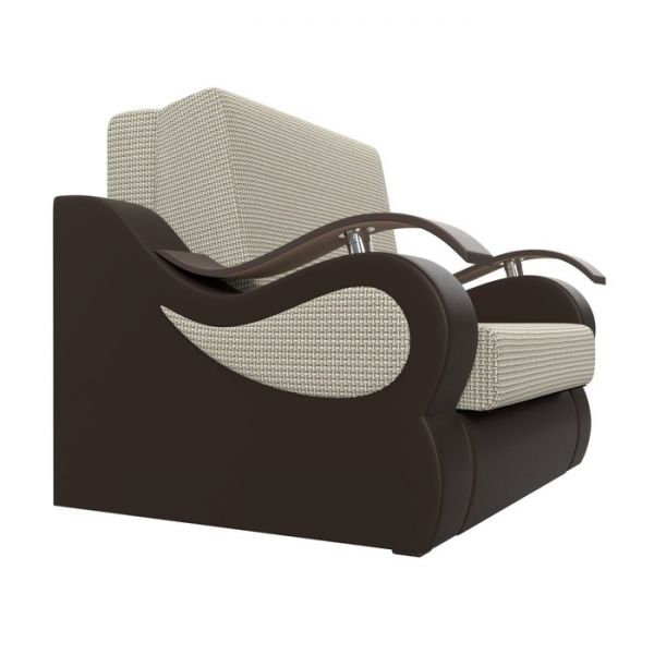 Прямой диван «Меркурий», механизм аккордеон, корфу, цвет корфу 02 / коричневый