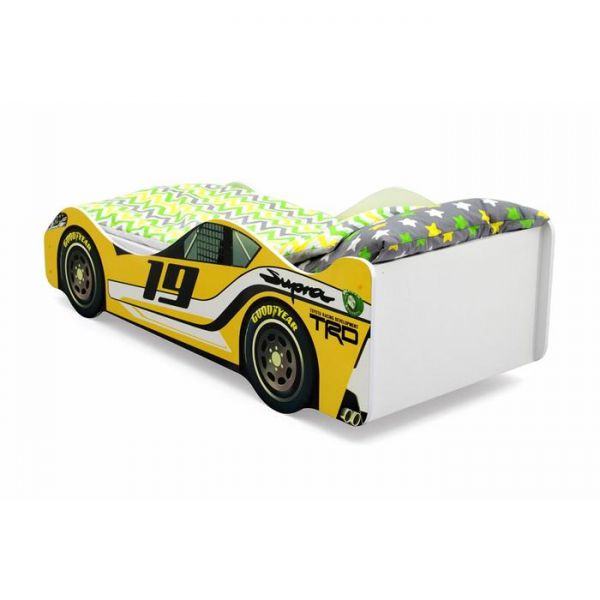 Кровать-машина Бельмарко «Супра желтая»