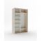 Шкаф-купе Стильный зелкало+ЛДСП Дуб сонома/Белый/Венге светлый 1600х600х2300