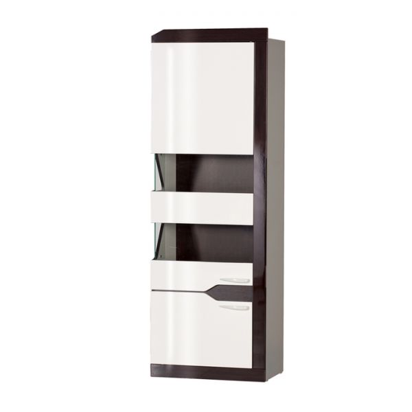 Гостиная «Ронда 1», 3252х1900х396 мм, модули 302, 304, 303, 301, 300, белый/венге