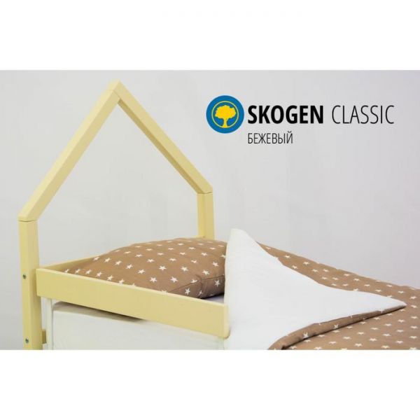 Детская кровать-домик мини "Svogen бежевый"