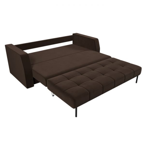 Диван прямой «Малютка», механизм выкатной, экокожа, цвет бежевый