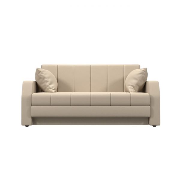 Диван прямой «Малютка», механизм выкатной, экокожа, цвет бежевый