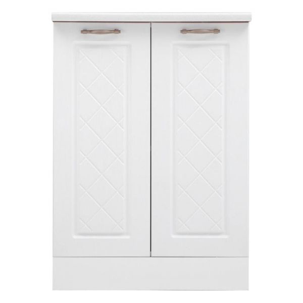 Шкаф напольный ШН 600 Прованс, 600*600*850, МДФ Белый/Белый