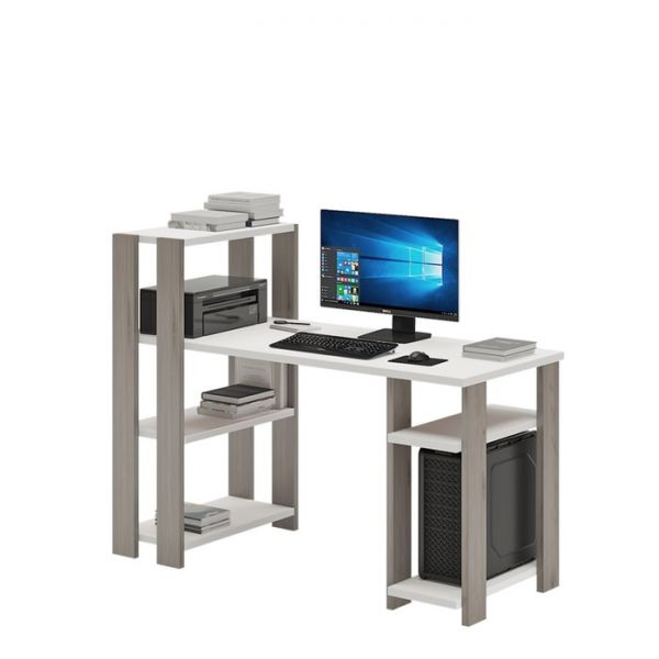 Компьютерный стол, 1400 ? 650 ? 1100 мм, цвет белый