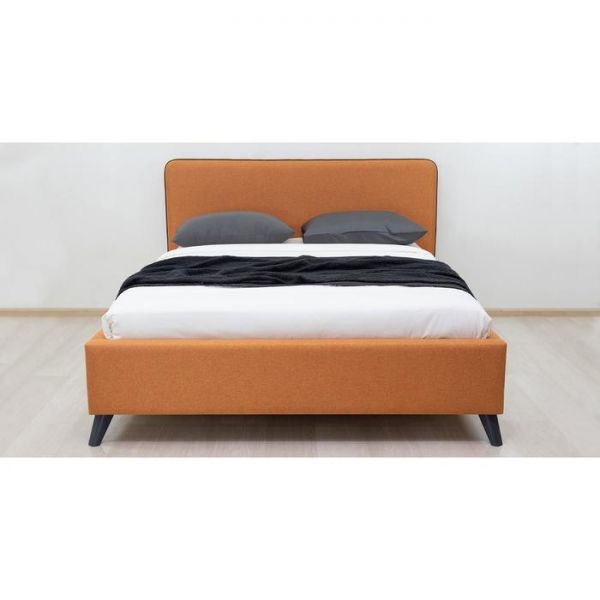 Кровать Миа 1600*2000, ортопед+ПМ, Тыквенный