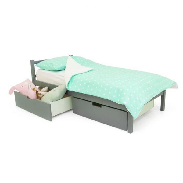 Детская кровать "Svogen classic графит"