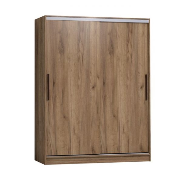 Шкаф-купе Strike, 1600 ? 595 ? 2105 мм, ЛДСП, цвет белый