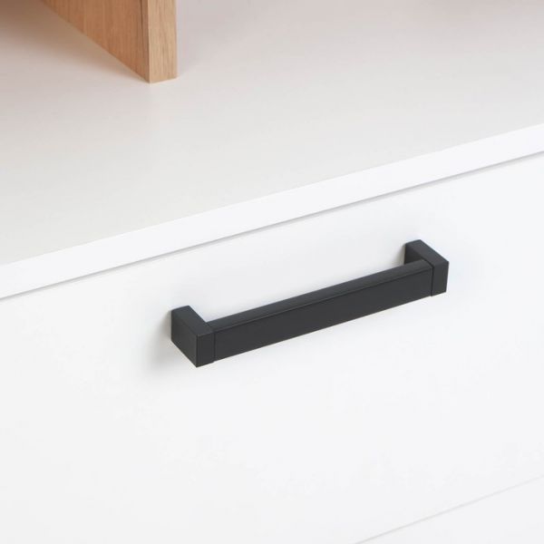 Комод №8, 1250х473х970, Дуб крафт золотой/Белый