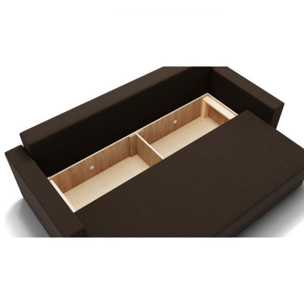 Диван прямой «Олимп 1», еврокнижка, пружинный блок, велюр, цвет альба 044 / альба 071