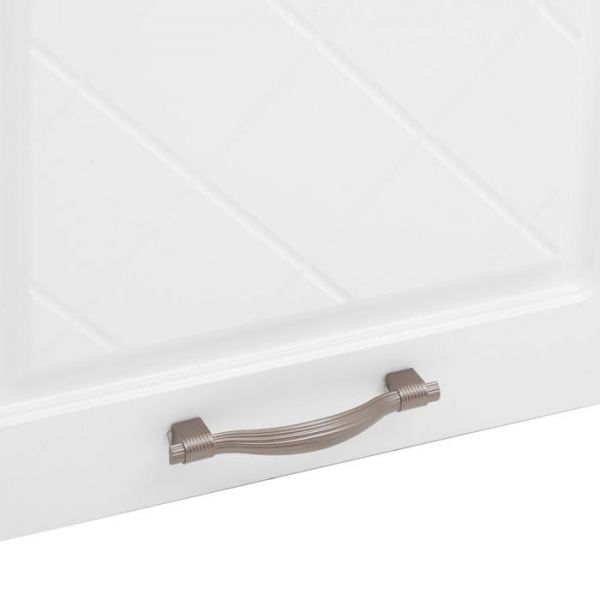 Шкаф навесной ШВ 800 Прованс, 800х300х720, МДФ Белый/Белый