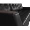 Диван прямой «Атлантида Б/С», механизм еврокнижка, экокожа, цвет чёрный
