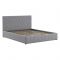 Кровать Милана, 1600х2000, ортопедическое осн+ПМ, Вивальди 7/Пепельный серый