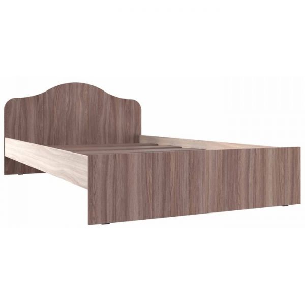 Кровать двуспальная Кр-2 1200 770х1240х2030 Ясень Шимо светлый/темный