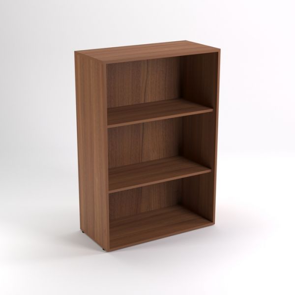 Шкаф стеллаж низкий НШт-4, 760 ? 380 ? 1153 мм, белый шагр