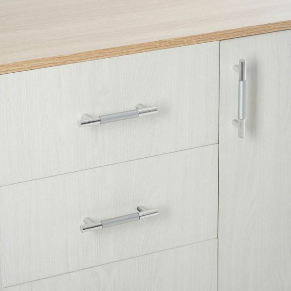 Комод Бася-1 820х800х440 дуб сонома/ясень анкор светлый