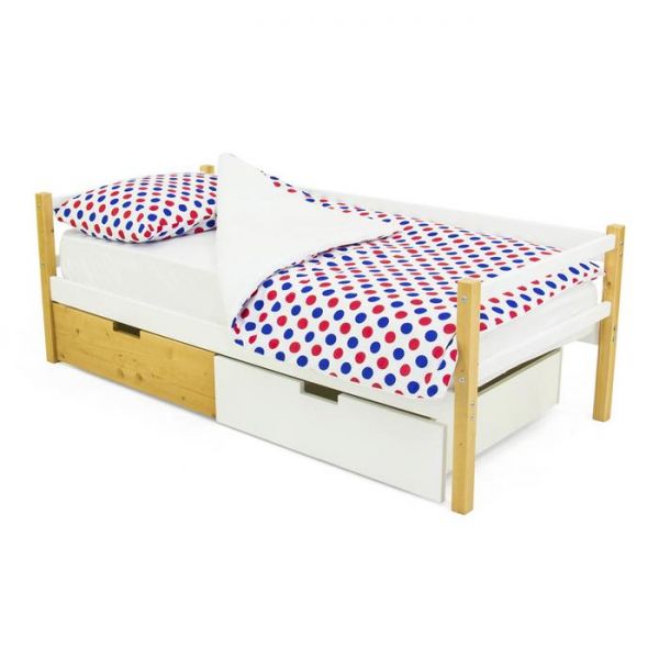 Детская кровать-тахта Svogen дерево-белый