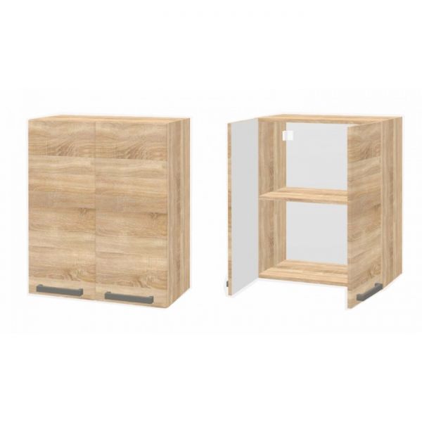 Кухня «Николь» со столешницей, размер 1.6 м, материал ЛДСП, цвет сонома / латте