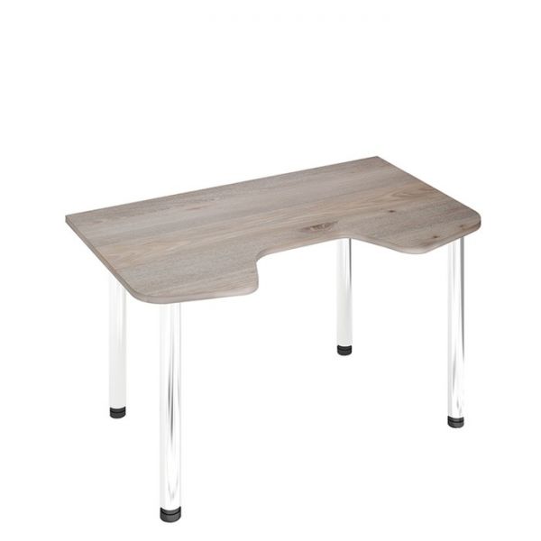 Стол СКЛ-Игр140МО, 1400 ? 900 ? 770 мм, цвет белый жемчуг