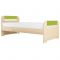 Кровать «Стиль 900.3» без ящика, 2000 ? 900 мм, цвет туя светлая / лайм