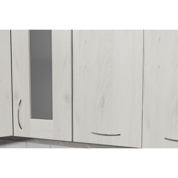 Кухонный угловой гарнитур Лоретта оптима 1800х1500 Венге/дуглас темный/Дуб грей