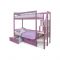 Детская двухъярусная кровать Бельмарко Svogen лаванда
