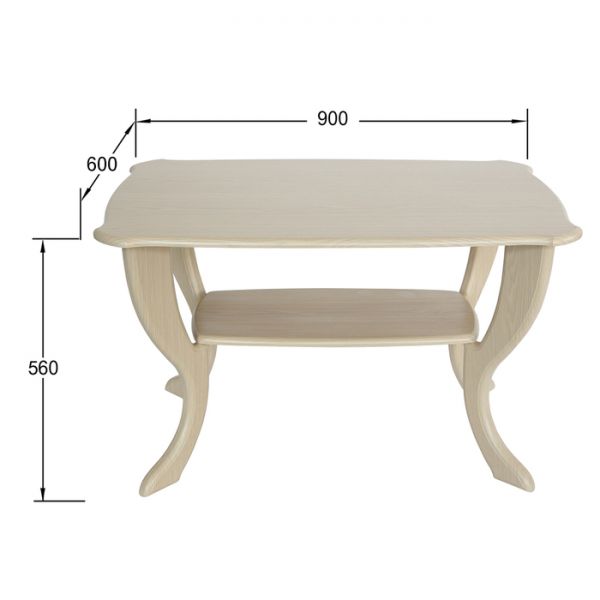 Стол журнальный «Маэстро», сж-01, 900 ? 600 ? 560 мм, цвет дуб белёный