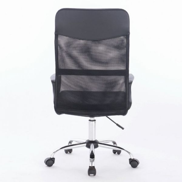 Кресло BRABIX "Tender MG-330", с подлокотниками, хром, черное