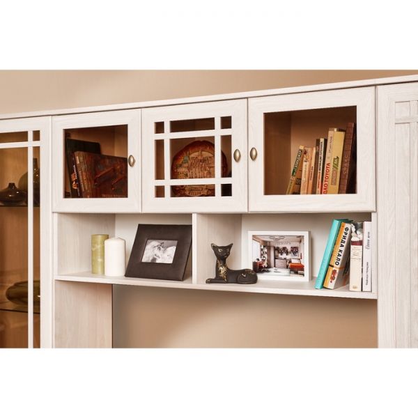 Шкаф навесной Sherlock 4, 1199 ? 400 ? 633 мм, цвет орех шоколадный