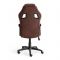 Кресло DRIVER флок/ткань коричневый 45444