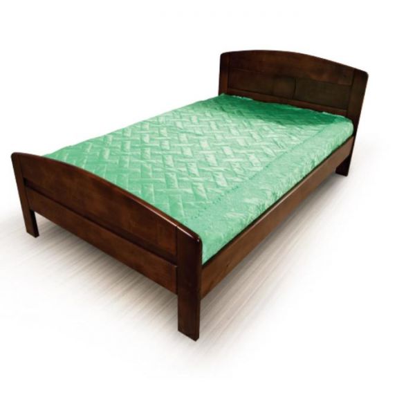 Кровать «Глория», 800 ? 2000 мм, 2 высокие спинки, массив сосны, цвет венге