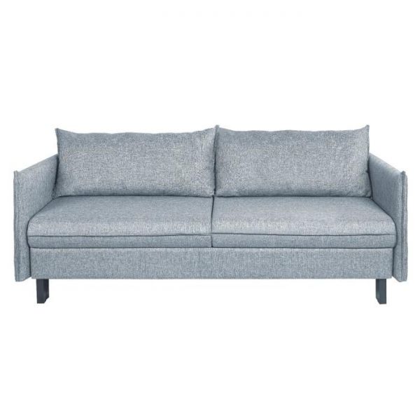 Диван "Матис" с подлокотниками, ткань рогожка AZURE