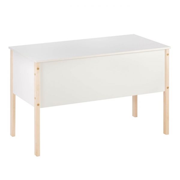 Стол письменный «Форфаттер», 1200 ? 600 ? 750, массив сосны, белый