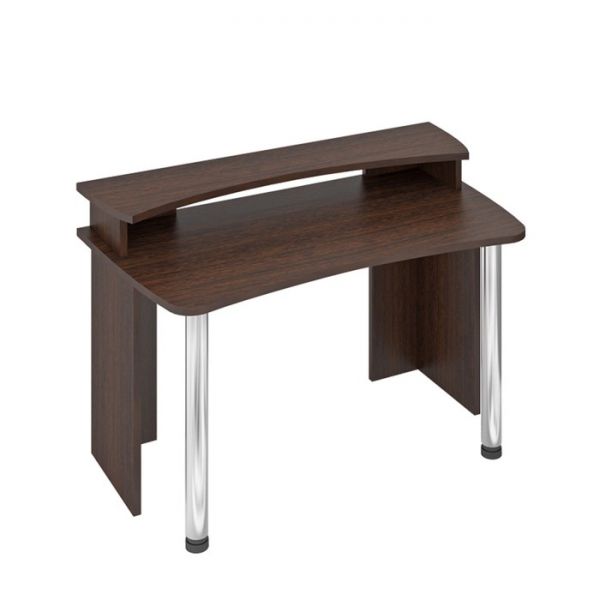 Стол СКЛ-Софт140 с надстройкой, 1400 ? 750 ? 950 мм, цвет белый жемчуг