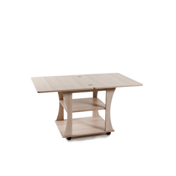 Стол журнальный СЖ2, 700(1200)х600(700)х650, Ясень