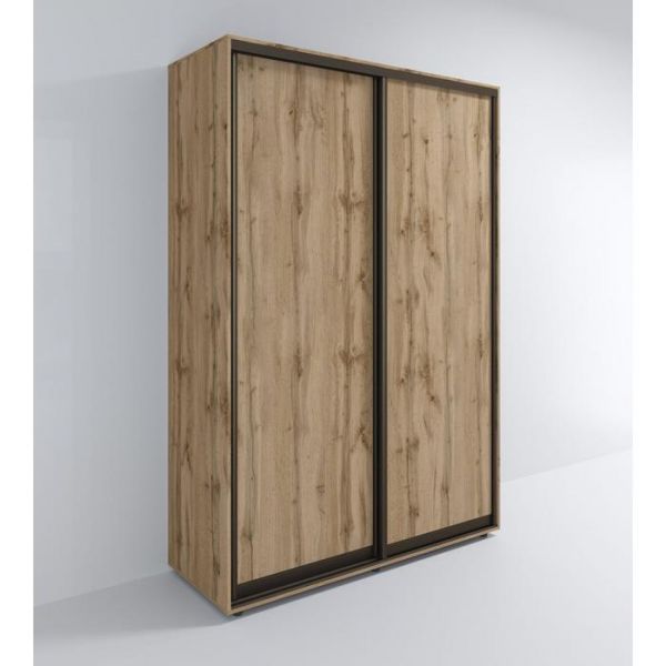 Шкаф-купе «Сим Д», 1200 ? 600 ? 2310 мм, ЛДСП, цвет дуб крафт
