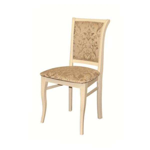 Стул «М15», жаккард, ткань 37, цвет белый