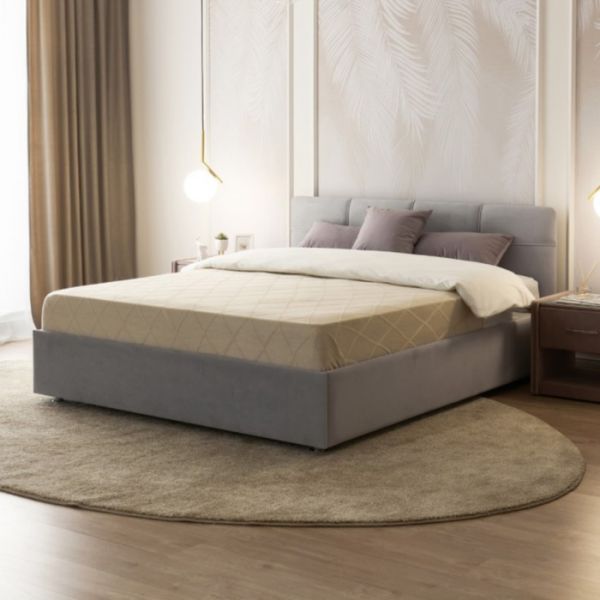 Кровать «Птичье Гнездо» без ПМ, 140 ? 200 см, ортопедическое основание, цвет velutto 51