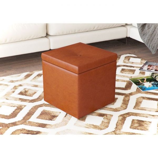 Банкетка КУБА 420*420*420, коричневый