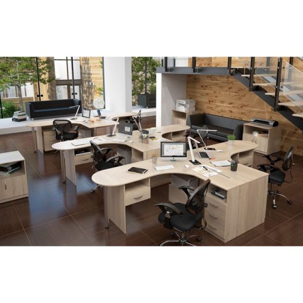 Тумба подкатная SIMPLE SC-3M, легно тёмный