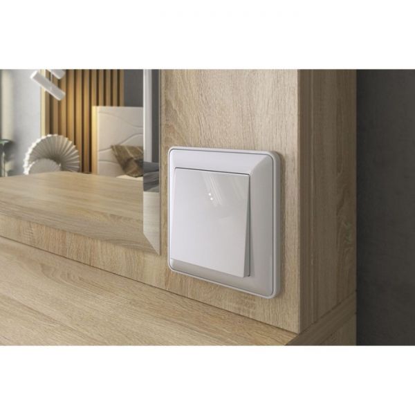 Трюмо Зара 800х430х1550 дуб сонома/белый