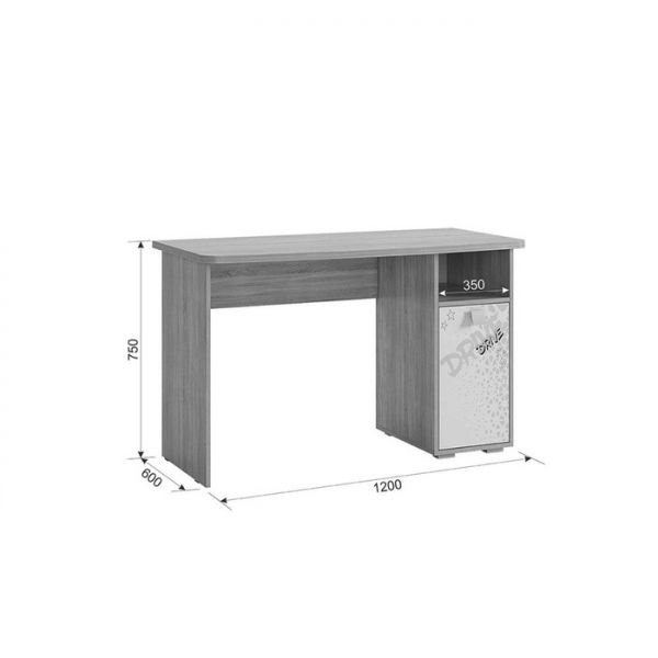 Детский гарнитур Энерджи №1 (Комплект 6 предметов) дуб сонома/белый