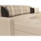 П-образный диван «Ливерпуль», механизм дельфин, экокожа, цвет бежевый
